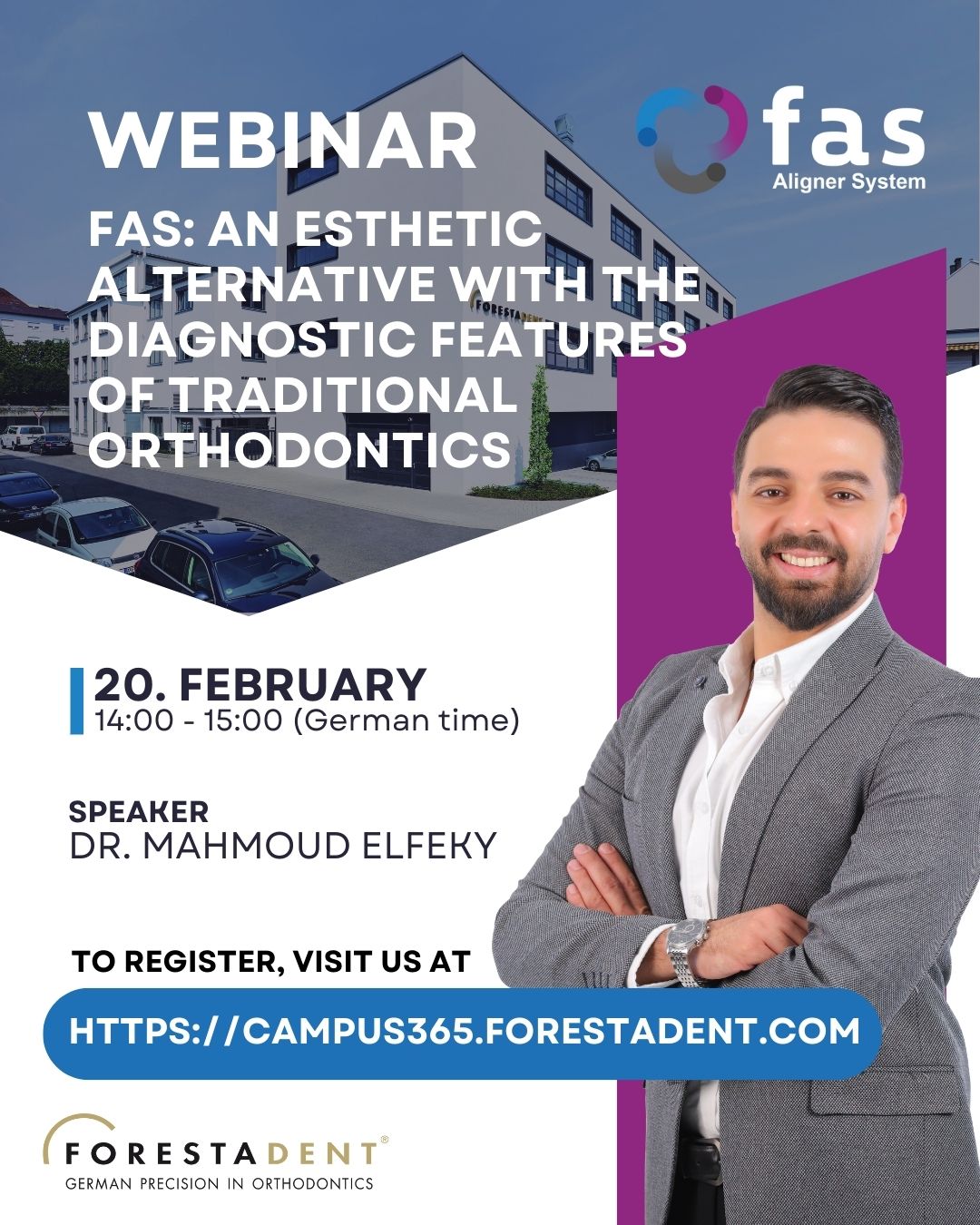 Upcoming | Dr. Mahmoud Elfeky | FAS Aligner System (EN)