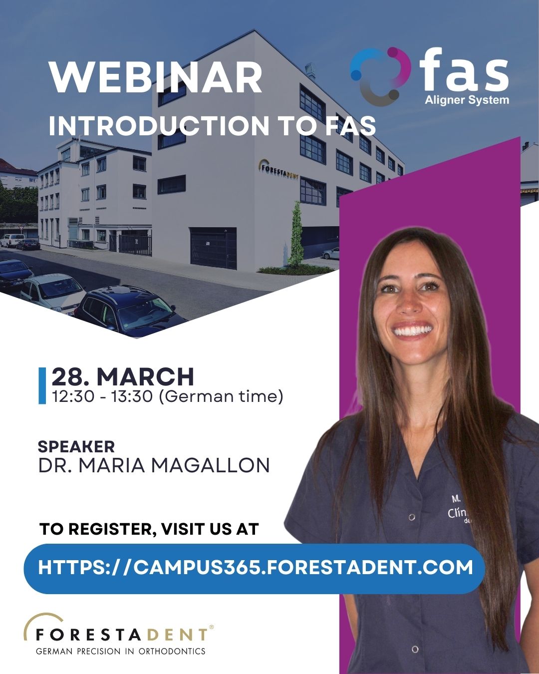 Upcoming | Dr. María Magallón | FAS Aligner System (EN)